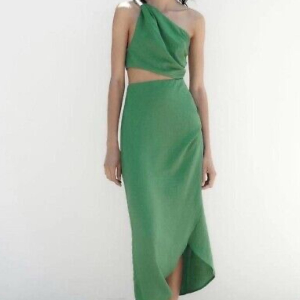Zara CUT OUT ASYMMETRICAL DRESS